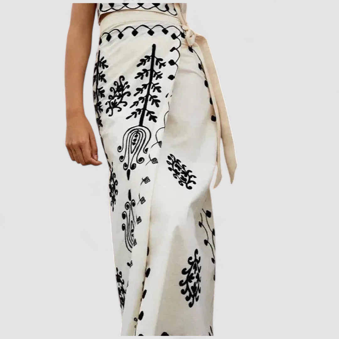 Maya™ | Camilla - Printed Top and Skirt