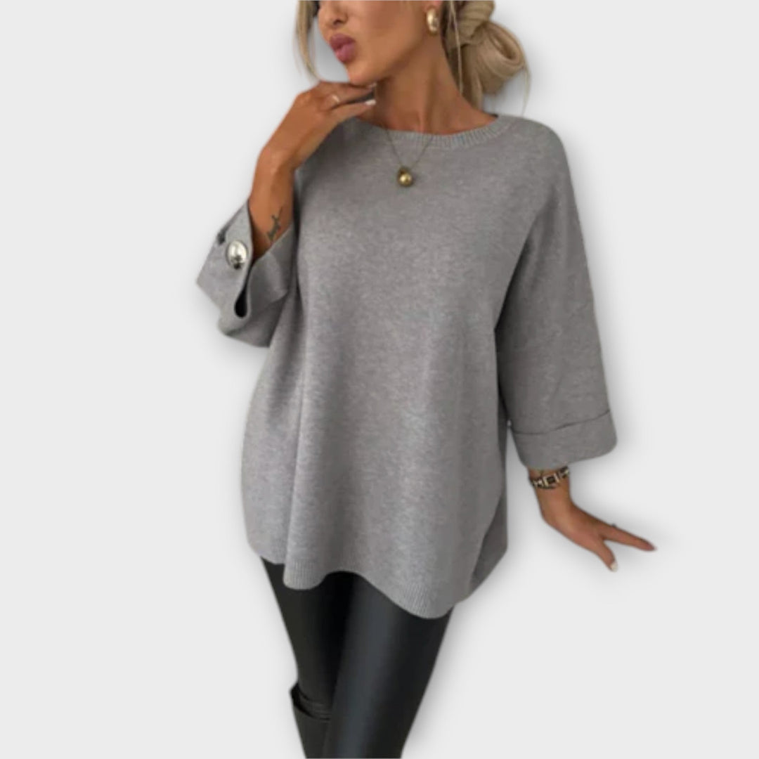 Maya™ - Elegant Knit Blouse