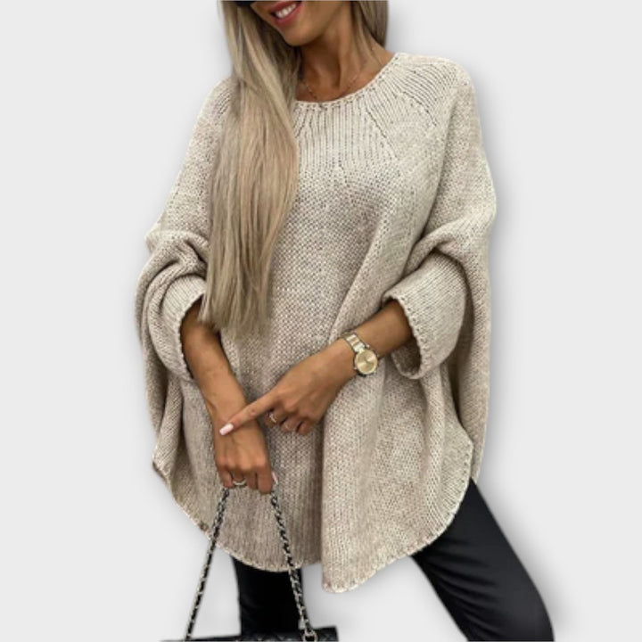 Maya™ - Elegant Women's Sweater with Round Neck