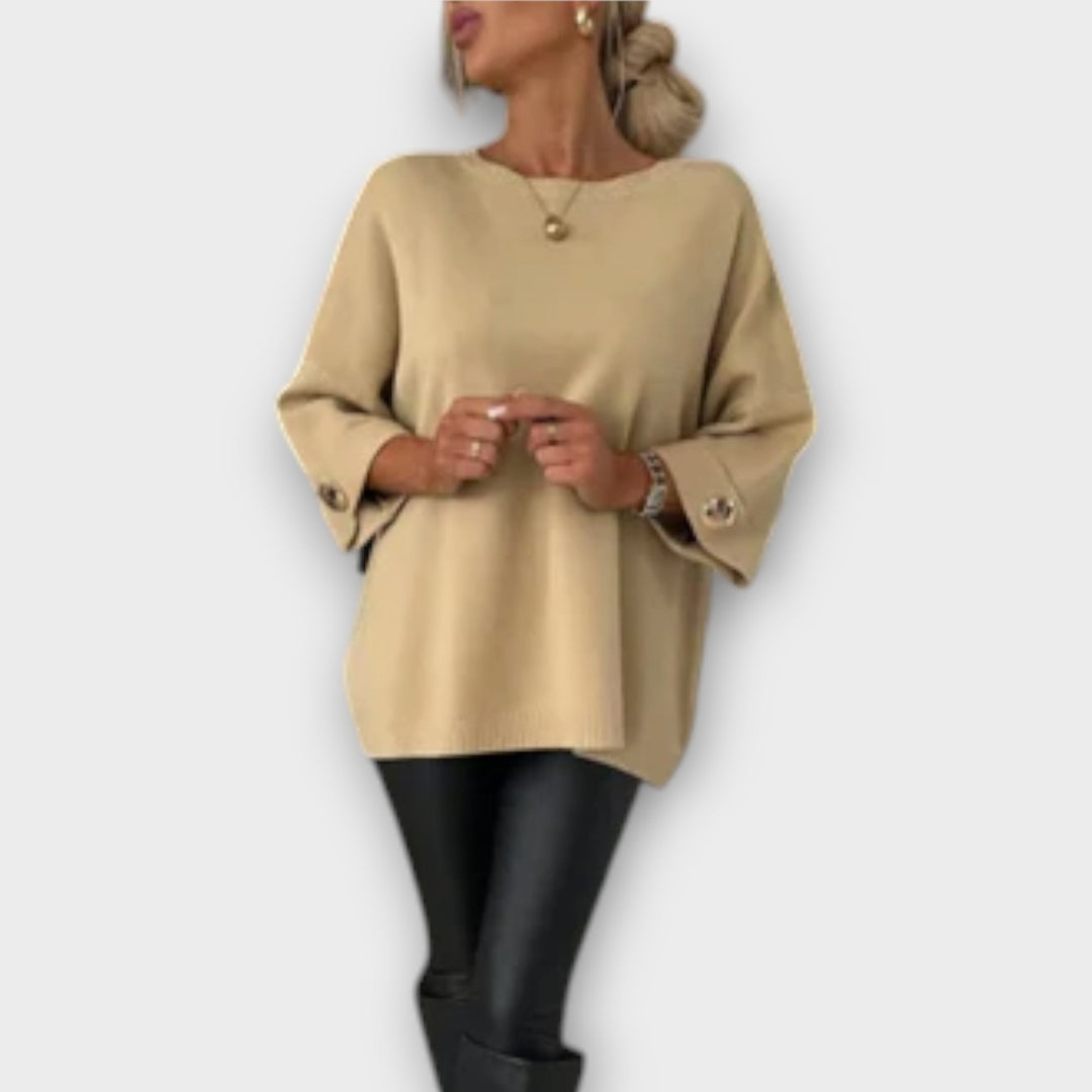 Maya™ - Elegant Knit Blouse