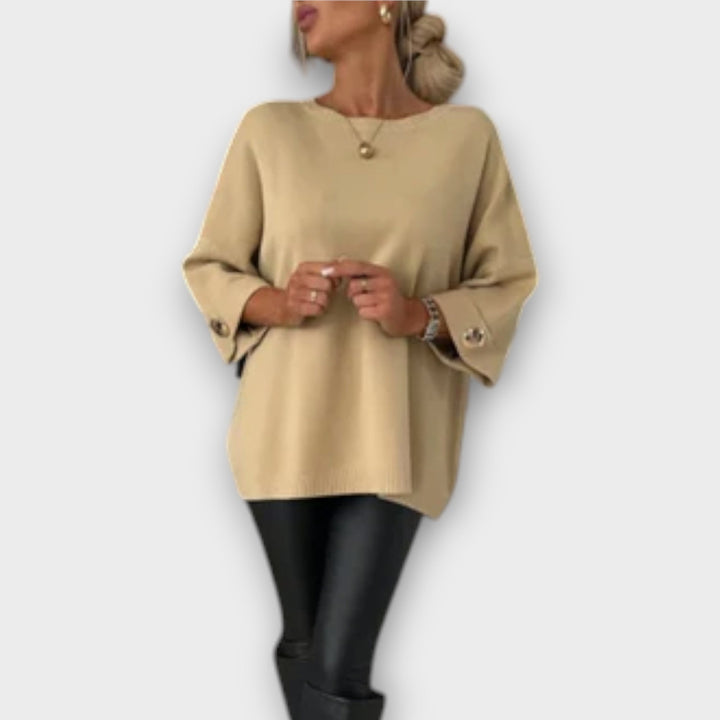 Maya™ - Elegant Knit Blouse