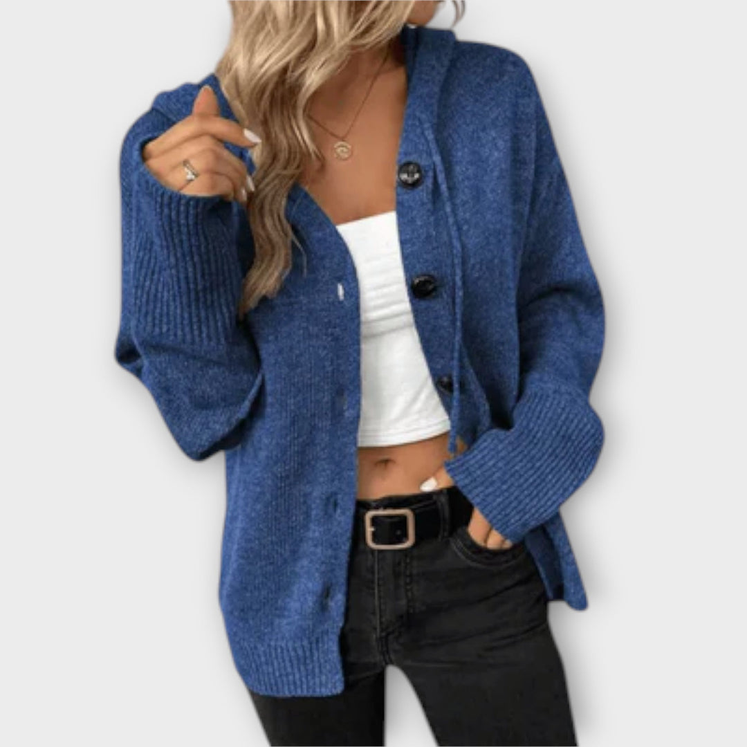 Maya™ - Knitted Cardigan with Buttons