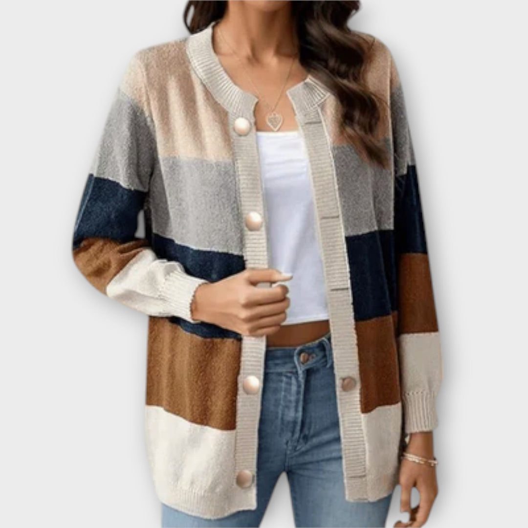 Maya™ - Striped Cardigan