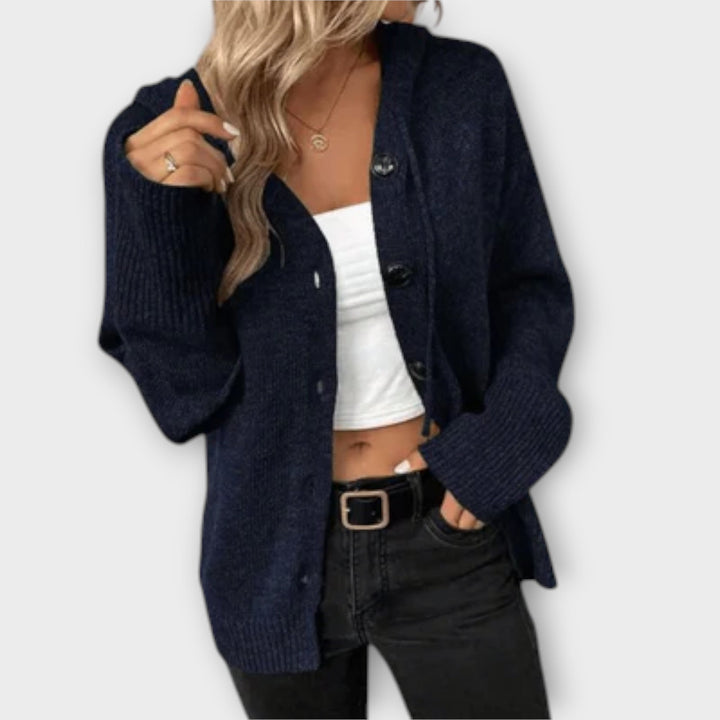 Maya™ - Knitted Cardigan with Buttons