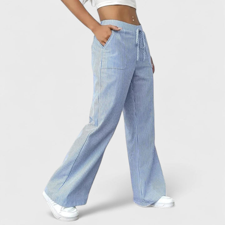 Maya™ - Comfortable Wide Pants with Elegant Details