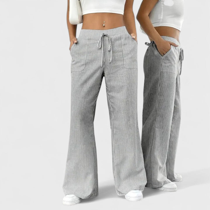 Maya™ - Comfortable Wide Pants with Elegant Details