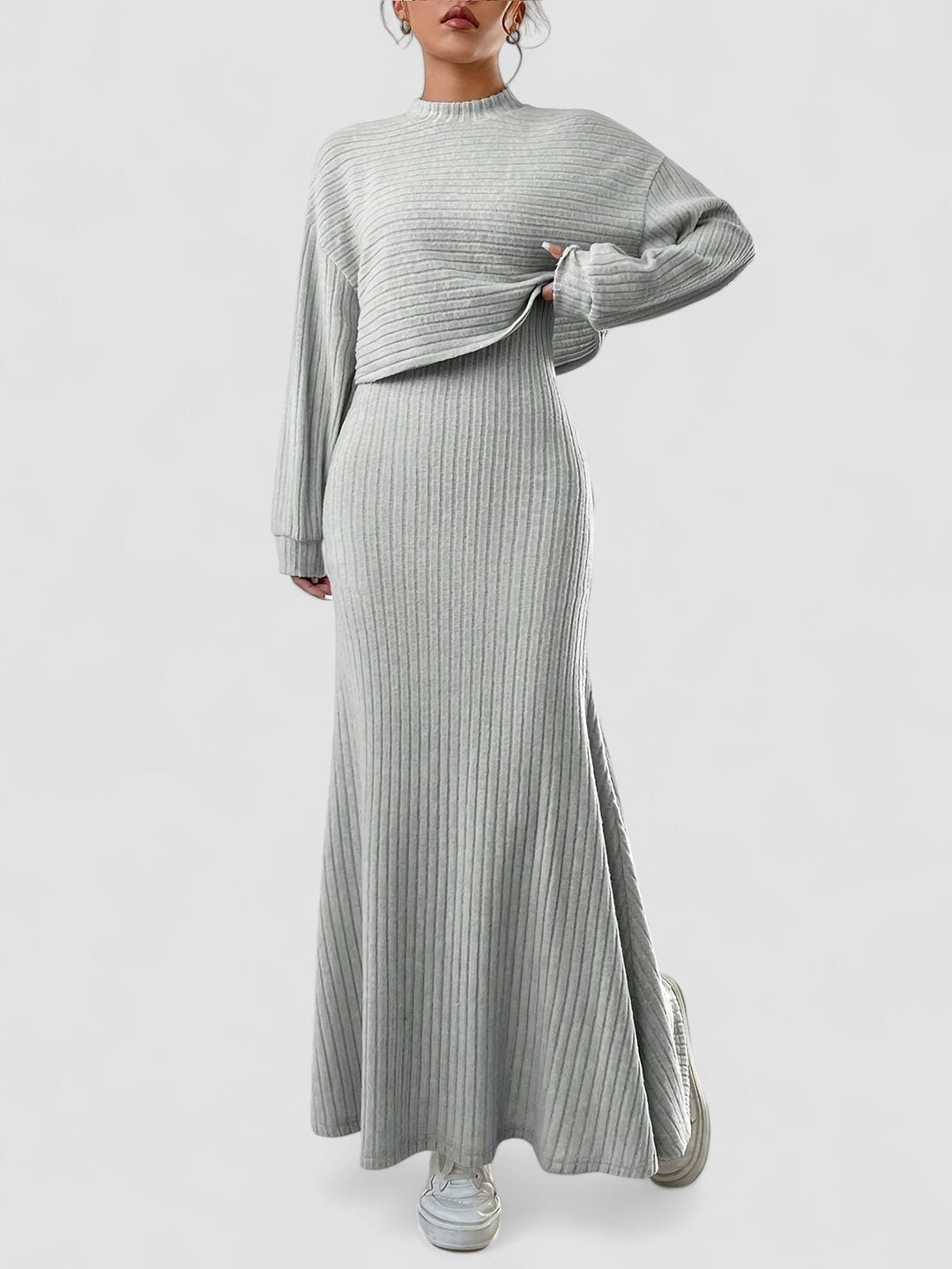 Maya™ | Casual Dress for Women + Free Sweater