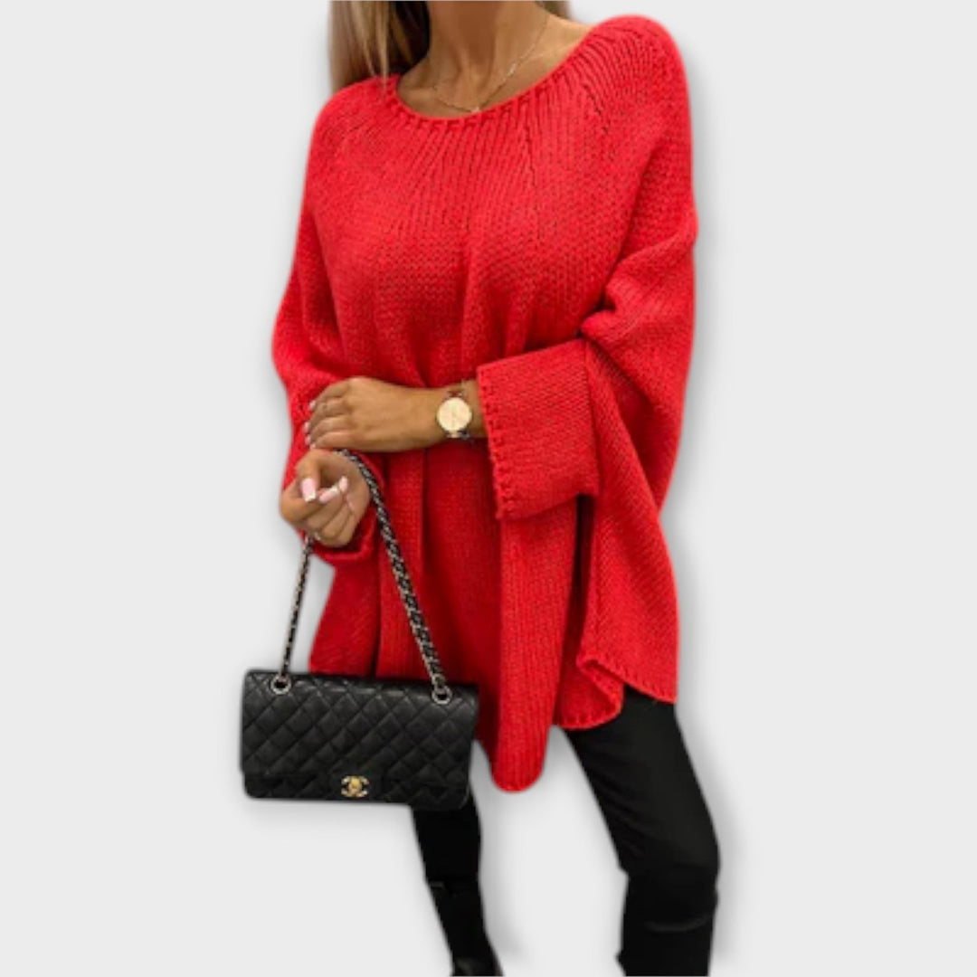 Maya™ - Elegant Women's Sweater with Round Neck