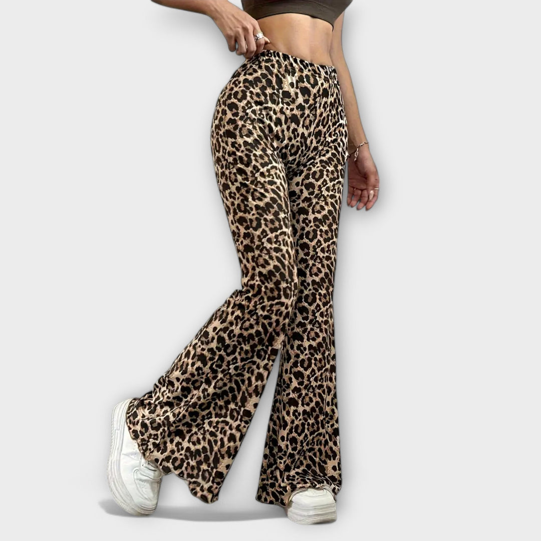 Maya™ Bootcut Leopard Pants