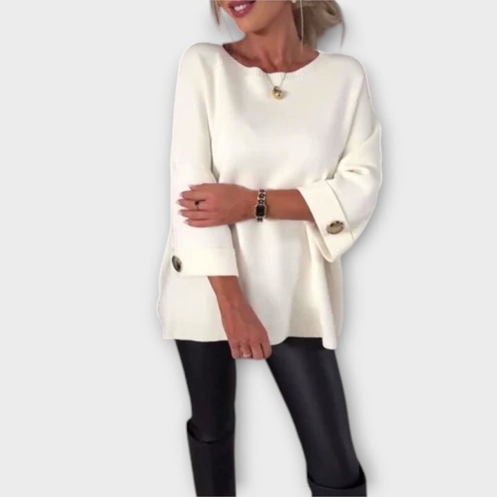 Maya™ - Elegant Knit Blouse