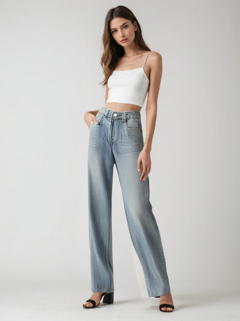 Maya™ | Flared Vintage Jeans