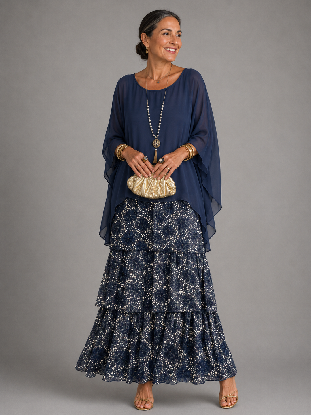 Maya| Elegant Flowing Maxi Dress