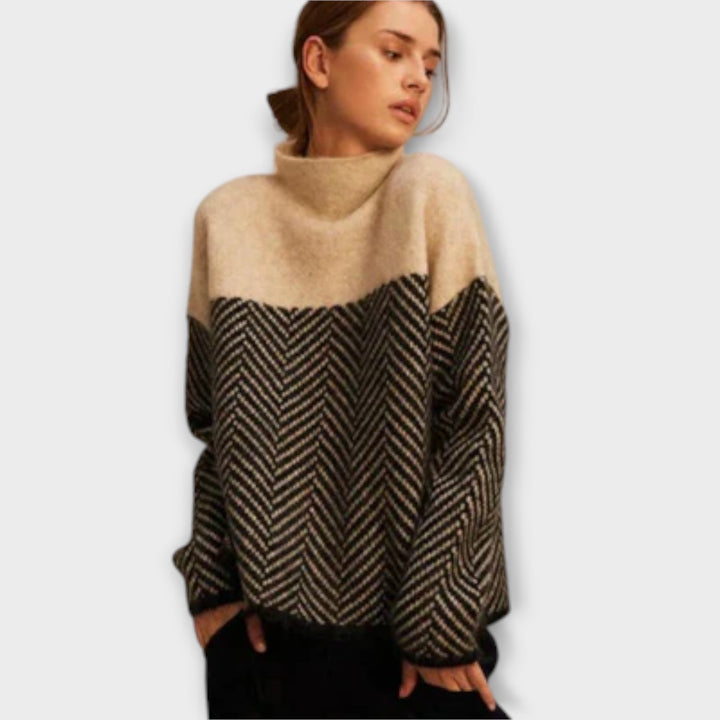 Maya™ - Soft Sweater with High Collar