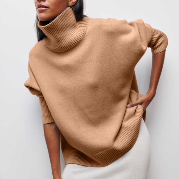 Maya™ - Comfortable High Neck Sweater