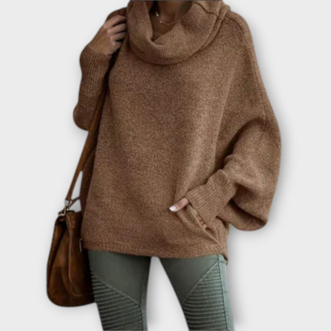 Maya™ - Elegant Women's Turtle Neck Sweater