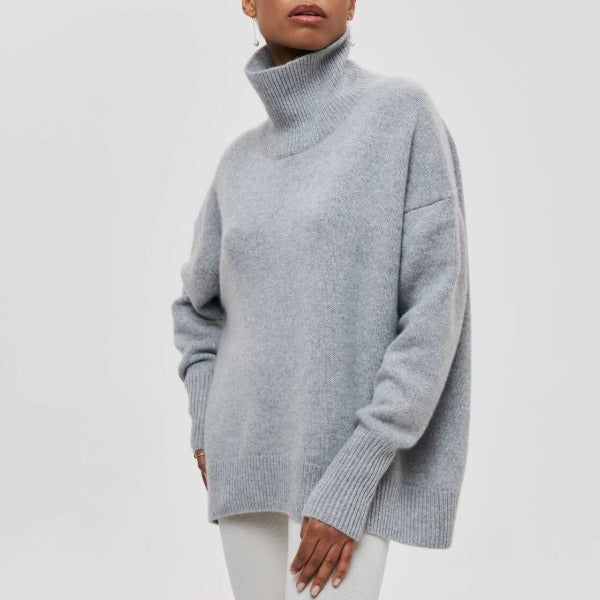 Maya™ - Comfortable High Neck Sweater