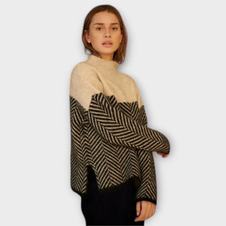 Maya™ - Soft Sweater with High Collar