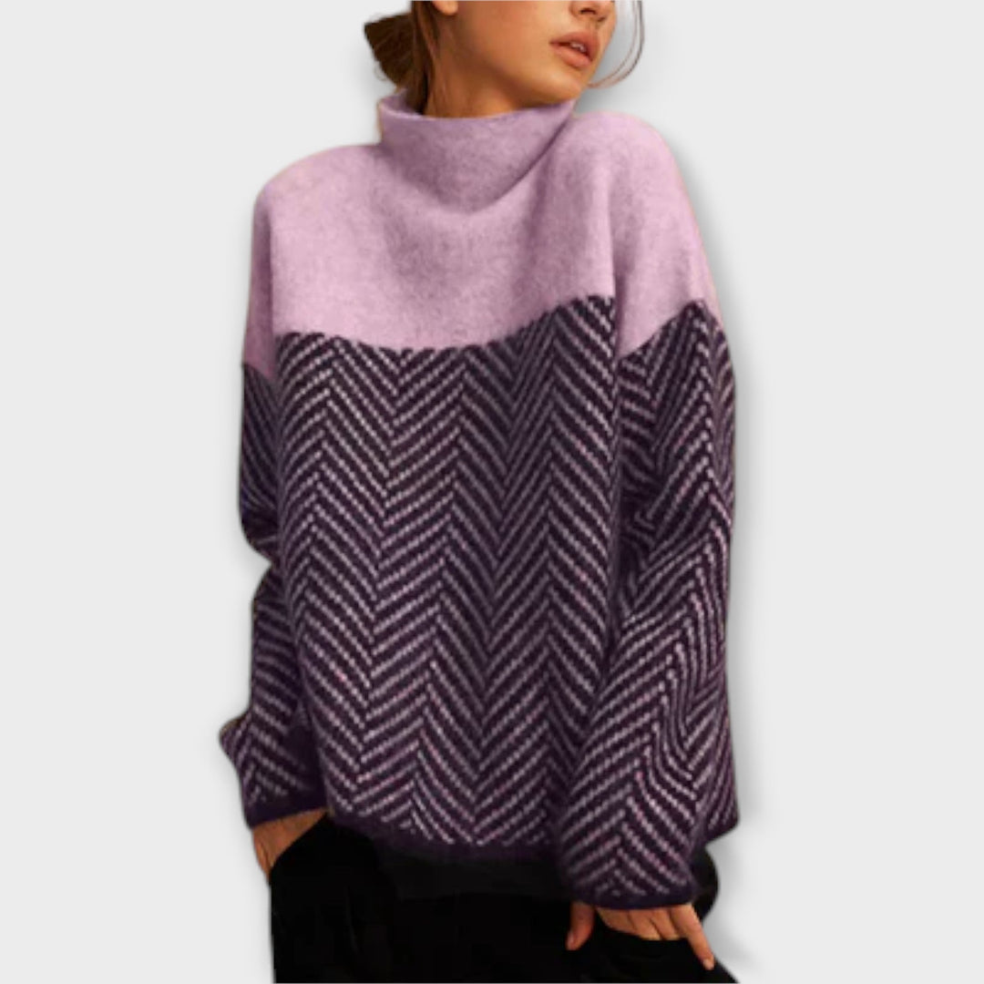 Maya™ - Soft Sweater with High Collar