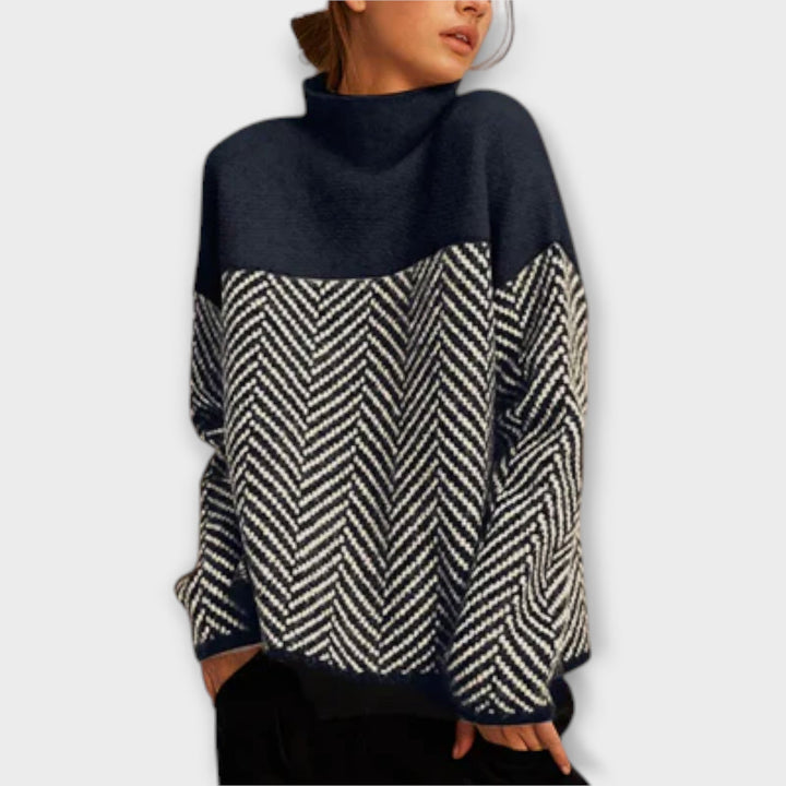 Maya™ - Soft Sweater with High Collar