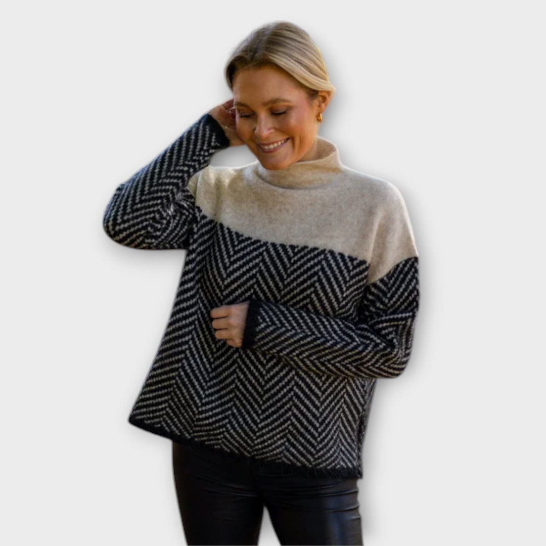 Maya™ - Soft Sweater with High Collar