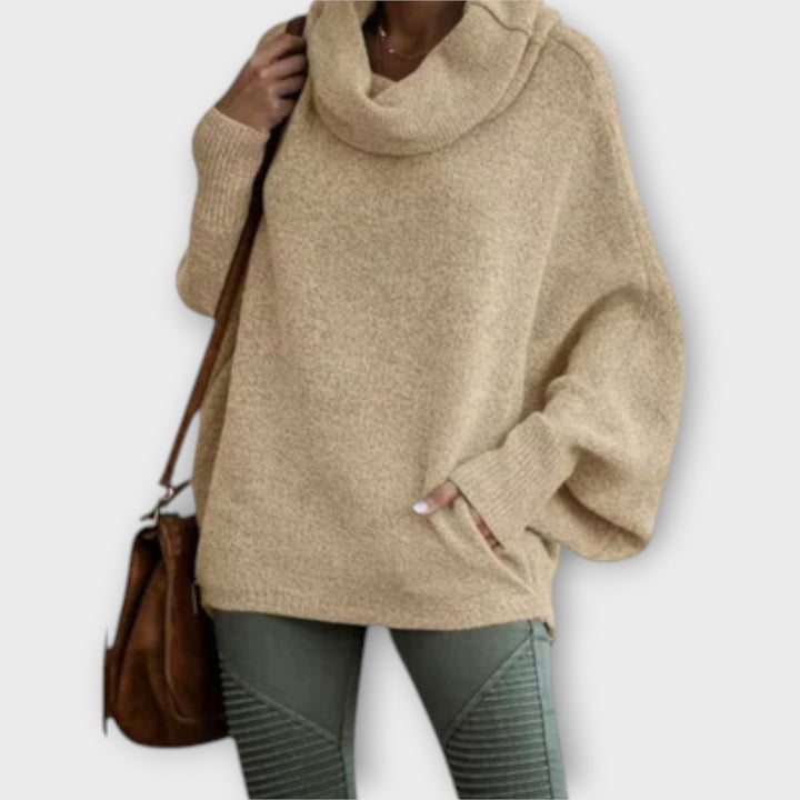 Maya™ - Elegant Women's Turtle Neck Sweater