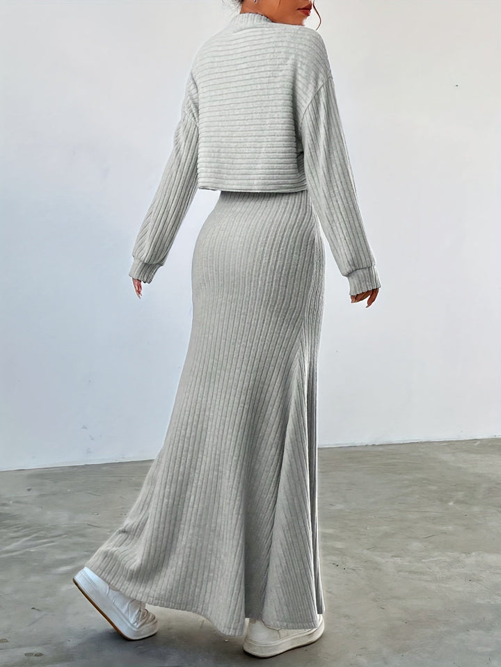 Maya™ | Casual Dress for Women + Free Sweater