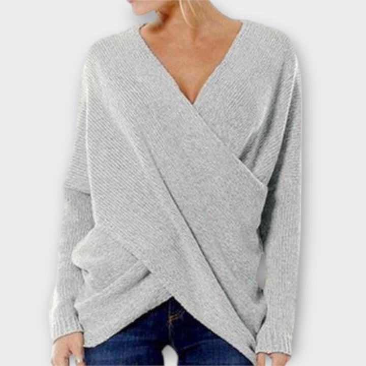 Maya™ - Crossed Sweater